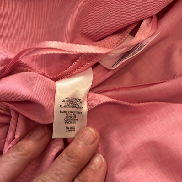 Ladies nwt jones New York collection cotton wrap shirt - Picture 6 of 12